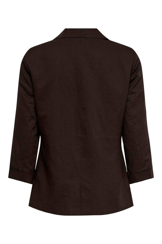 Only - Onlcaro-Isola 3/4 Blazer Tlr - 5018706 Coffee Bean