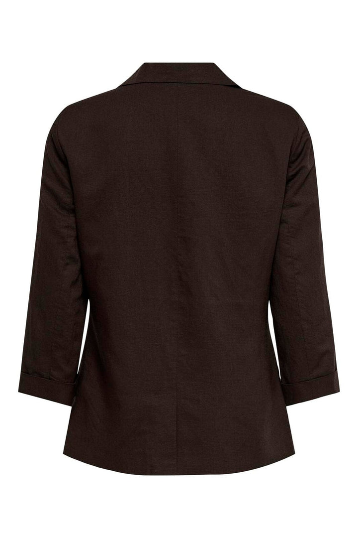 Only - Onlcaro-Isola 3/4 Blazer Tlr - 5018706 Coffee Bean