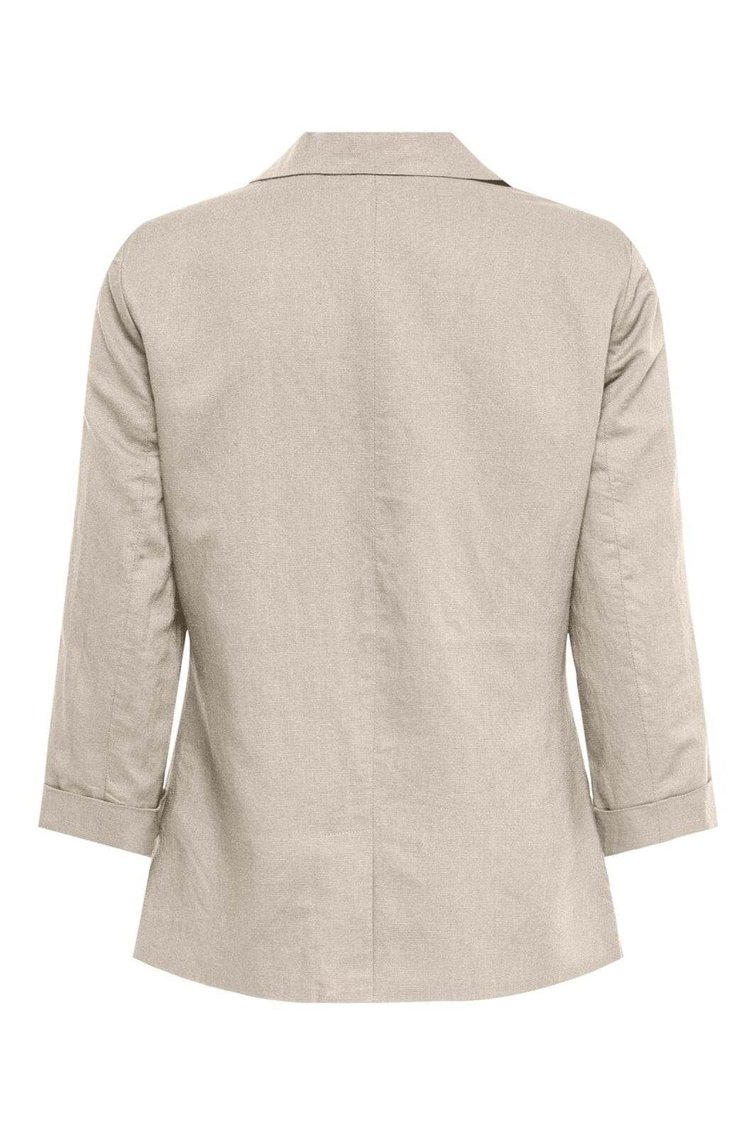 Only - Onlcaro-Isola 3/4 Blazer Tlr - 5083315 Oatmeal
