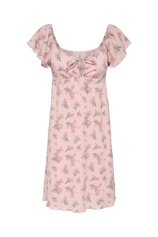 Only - Onldua Frill Sleeve Dress - 5065813 Pale Lilac (Cindy) Floral Laurel Whreat