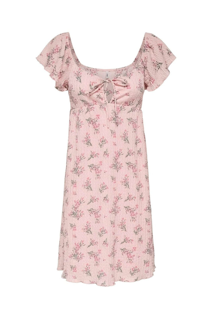 Only - Onldua Frill Sleeve Dress - 5065813 Pale Lilac (Cindy) Floral Laurel Whreat