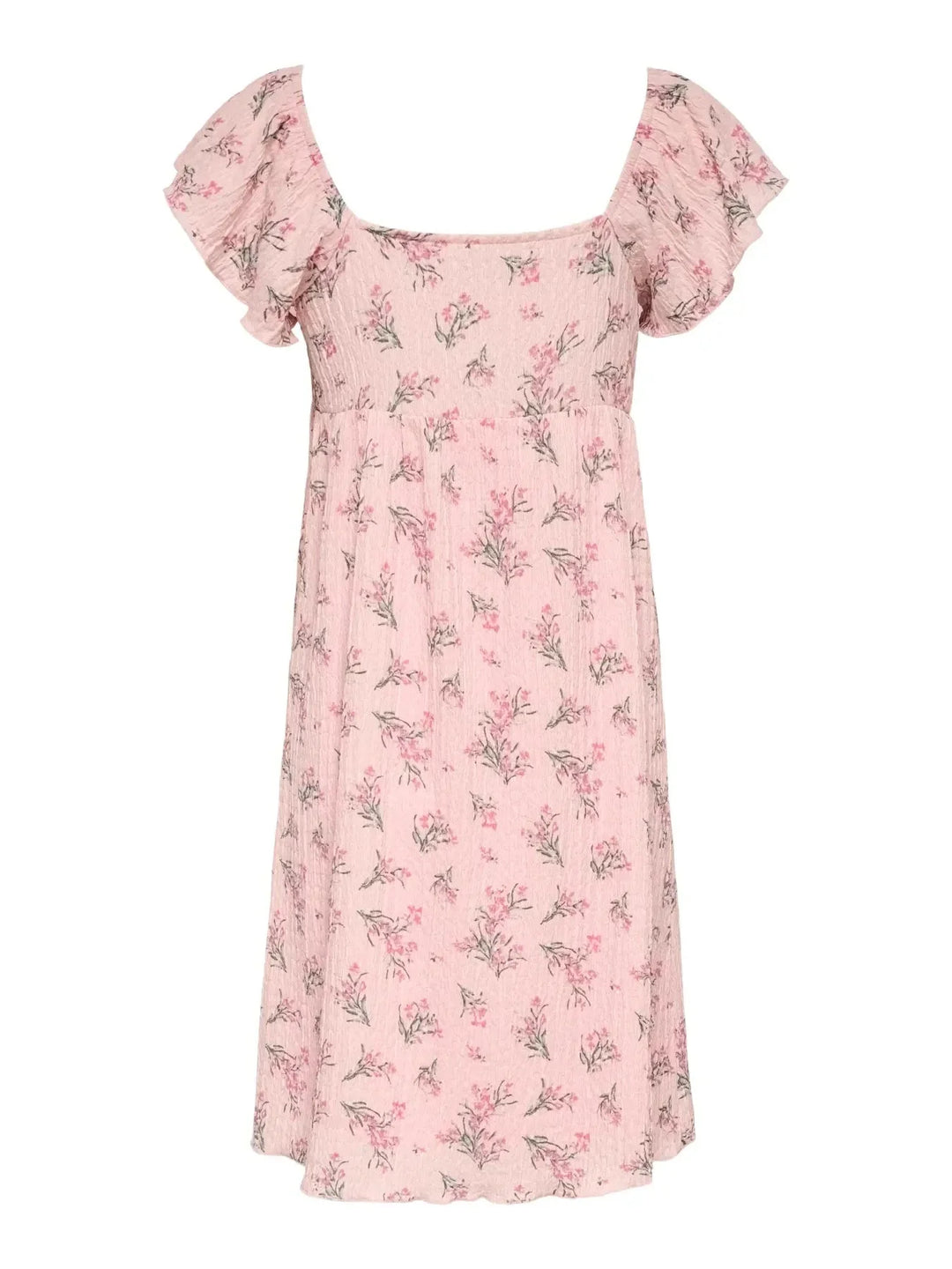 Only - Onldua Frill Sleeve Dress - 5065813 Pale Lilac (Cindy) Floral Laurel Whreat Kjoler 