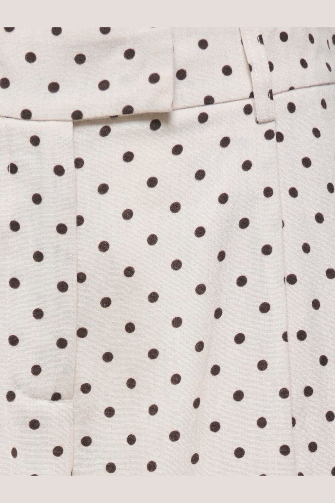 Only - Onlemmia-Linda Straight Pant - 5078144 Pumice Stone Delicioso Dot