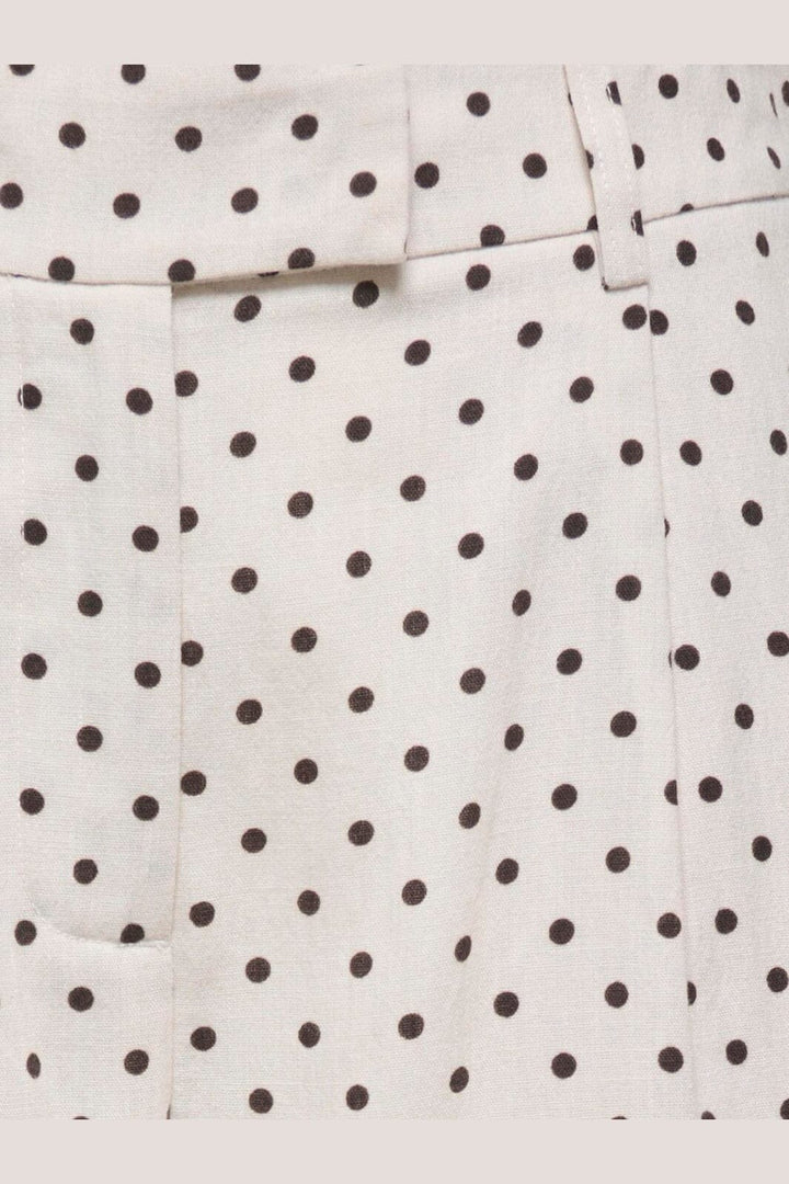 Only - Onlemmia-Linda Straight Pant - 5078144 Pumice Stone Delicioso Dot