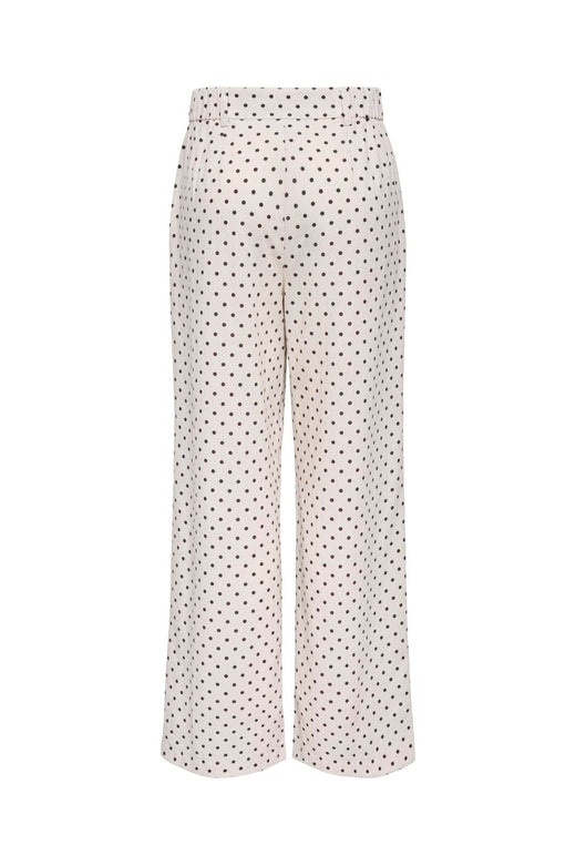 Only - Onlemmia-Linda Straight Pant - 5078144 Pumice Stone Delicioso Dot