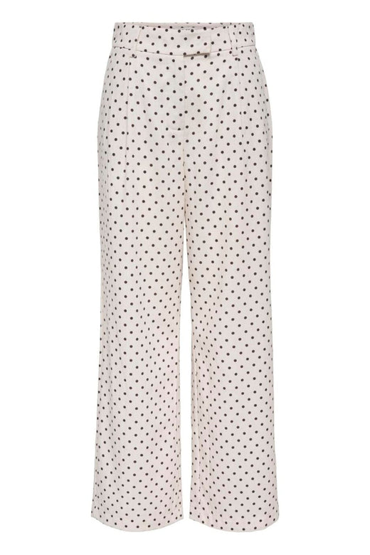 Only - Onlemmia-Linda Straight Pant - 5078144 Pumice Stone Delicioso Dot