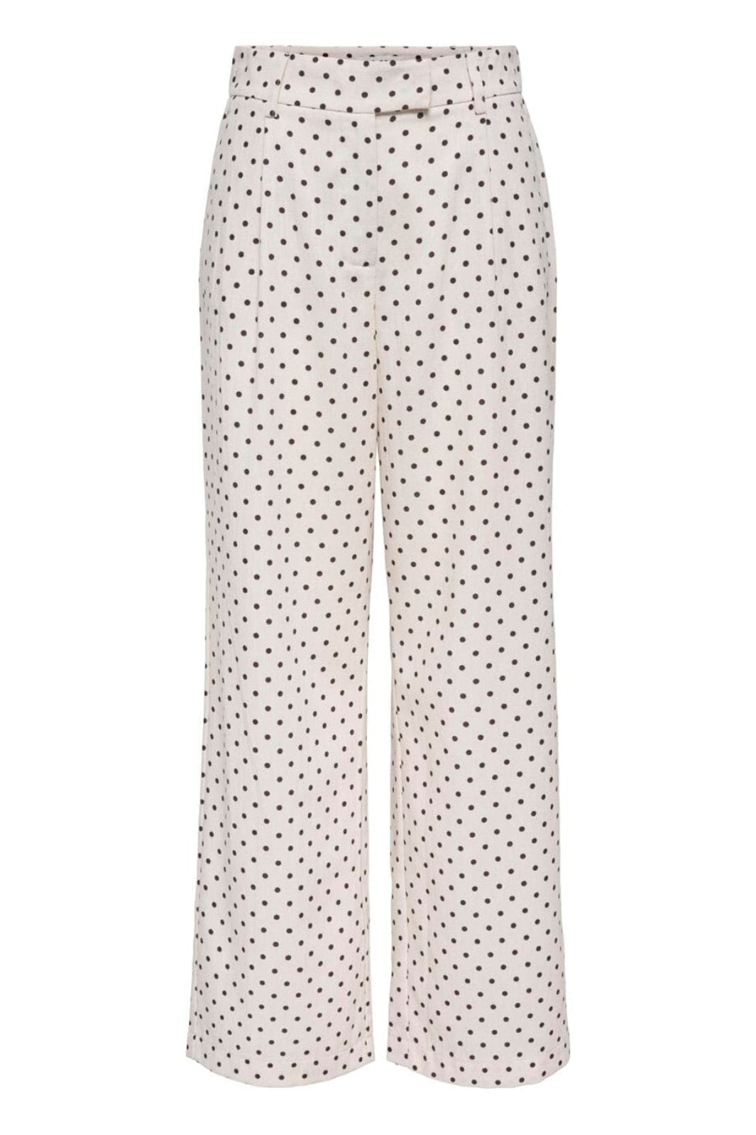 Only - Onlemmia-Linda Straight Pant - 5078144 Pumice Stone Delicioso Dot
