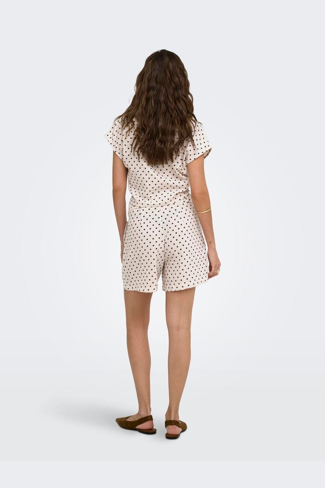 Only - Onlemmia Shorts - 5078167 Pumice Stone Delicioso Dot