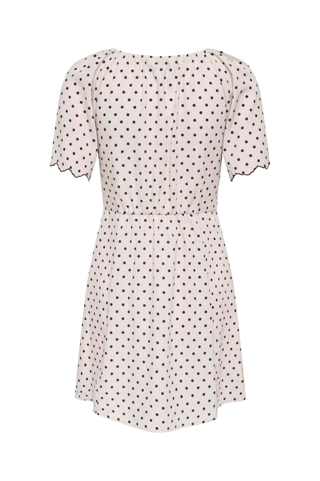 Only - Onlemmia S/S Emb Short Dress - 5078263 Pumice Stone Delicioso Dot