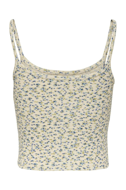 Only - Onleve Singlet Top - 4881074 Jet Stream Blue Flower
