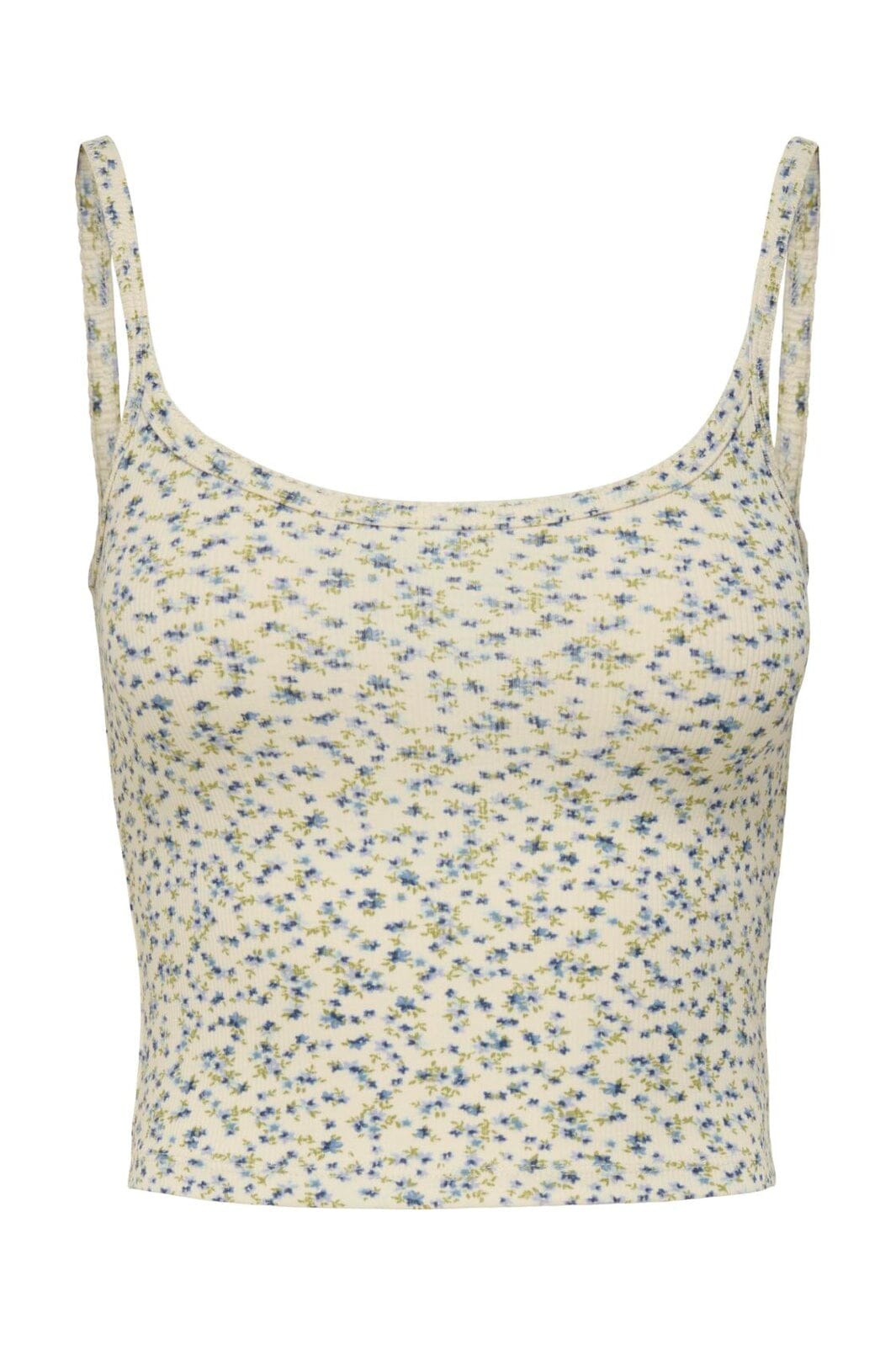 Only - Onleve Singlet Top - 4881074 Jet Stream Blue Flower