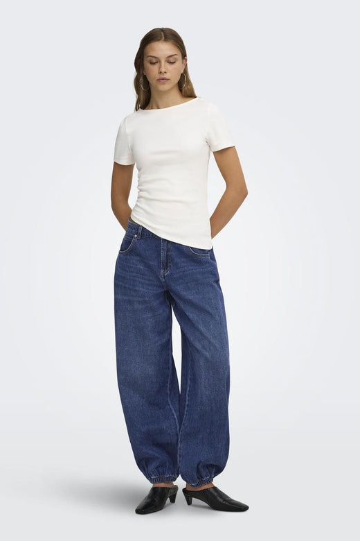Only - Onlfaybi Balloon Akm Bf - 5135744 Medium Blue Denim Jeans 