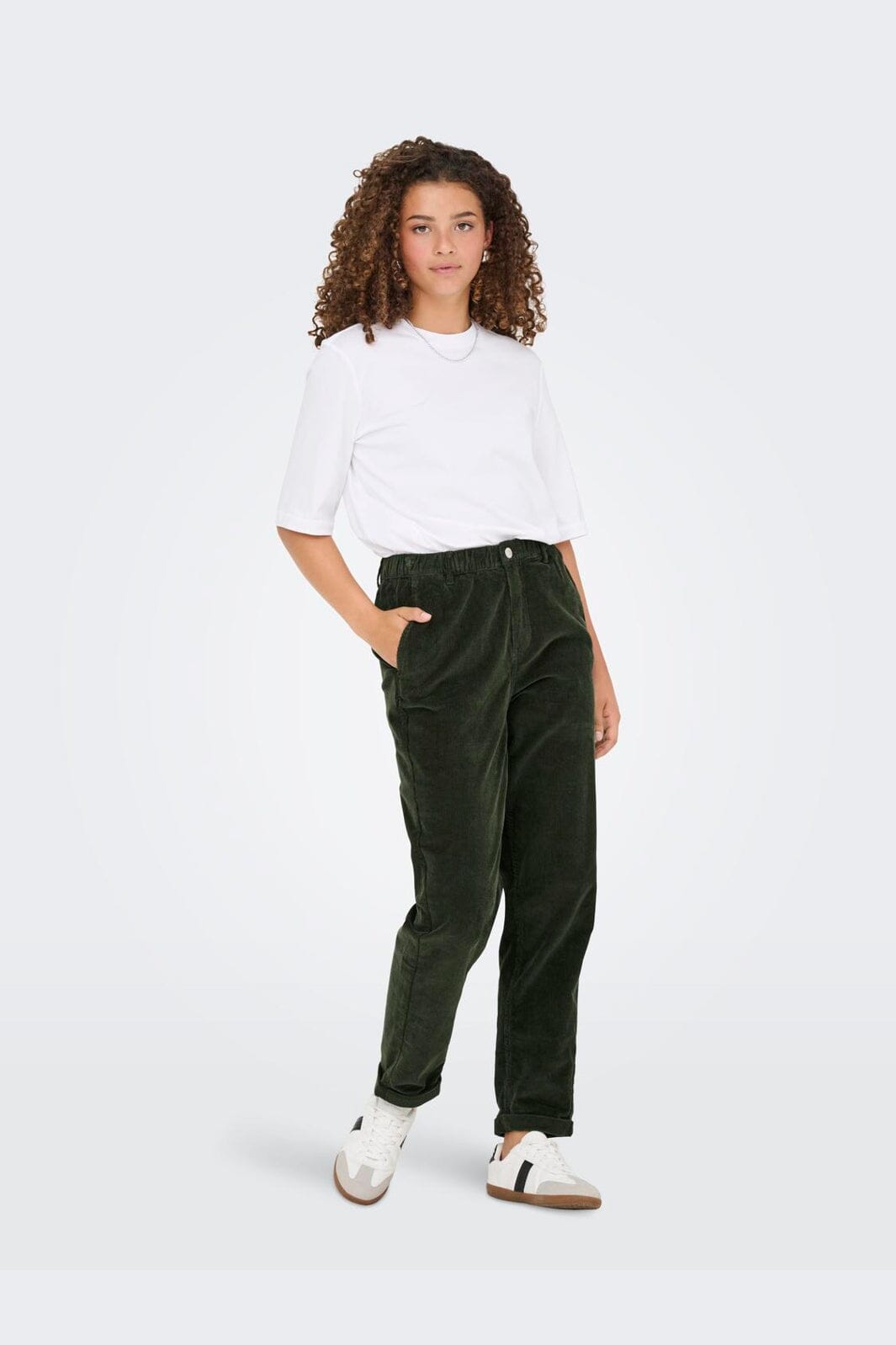 Only - Onlflora Ela Cord Carot Pant - 4411589 Rosin