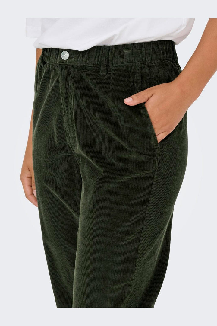 Only - Onlflora Ela Cord Carot Pant - 4411589 Rosin