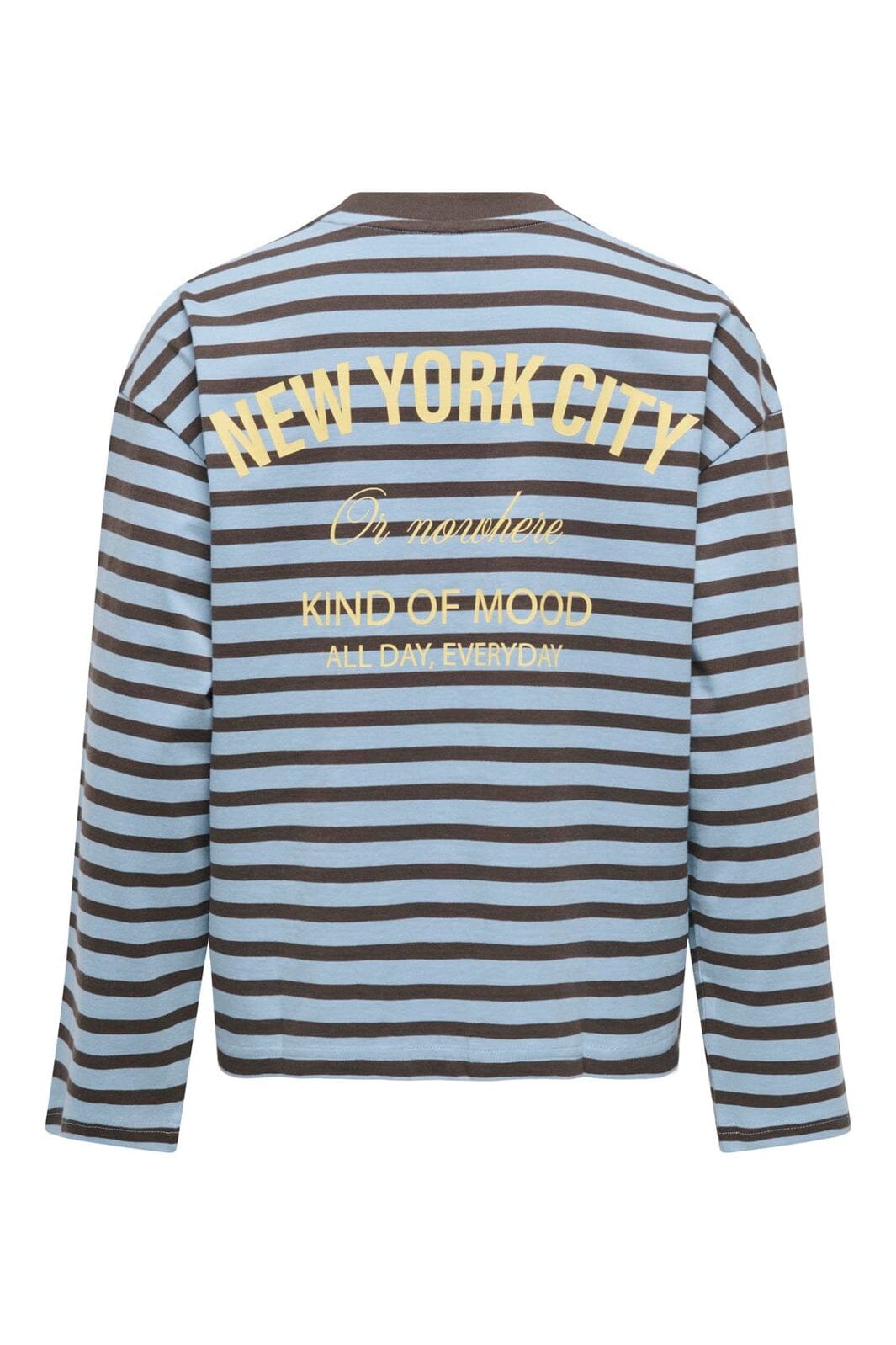 Only - Onlfreja L/S Stripe Top - 5060270 Cashmere Blue Bracken (Ida) Print Park