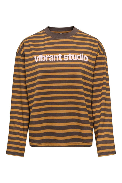 Only - Onlfreja L/S Stripe Top Cc - 5060271 Bracken Buckthorn (Ida) Print Vibrant