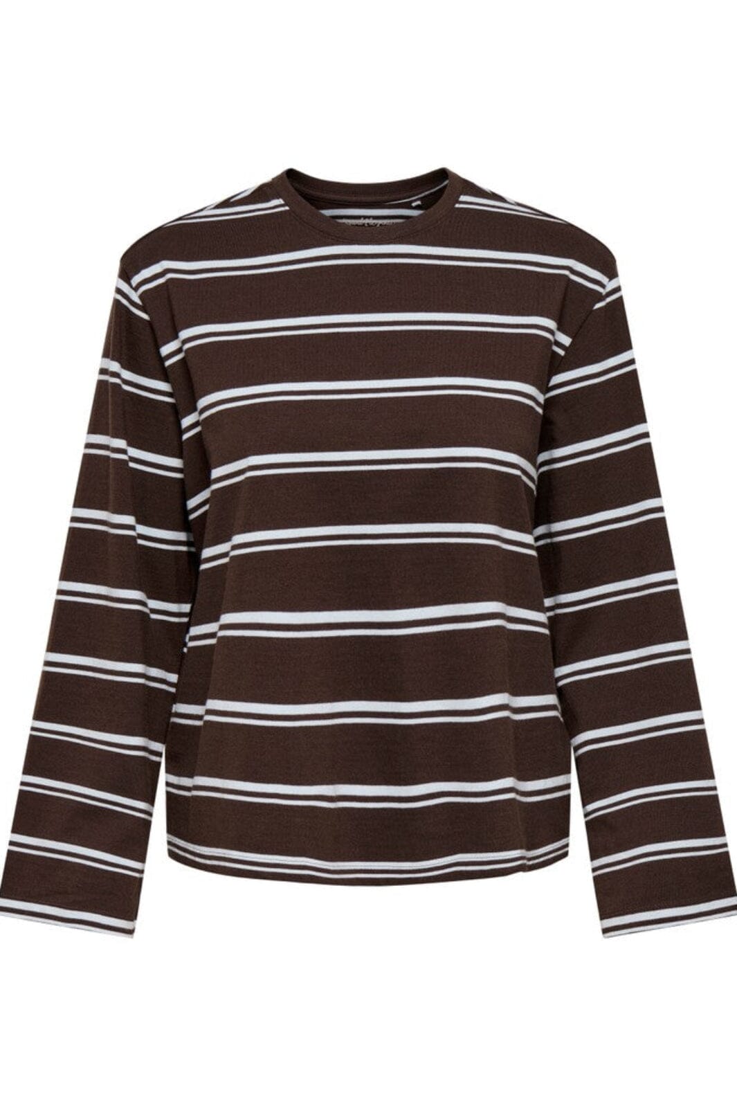 Only - Onlfreja Stripe L/S Wide Sleeve - 5082167 Coffee Bean Ballad Blue (Jana) Bluser 