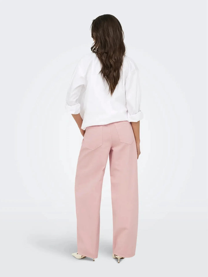 Only - Onlgianna-Silla St Belt Pant - 5070887 Rose Smoke Bukser 