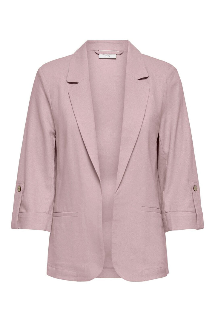 Only - Onlgoa 3/4 Unline Linen Bl Blazer Cc Tlr - 4942130 Burnished Lilac