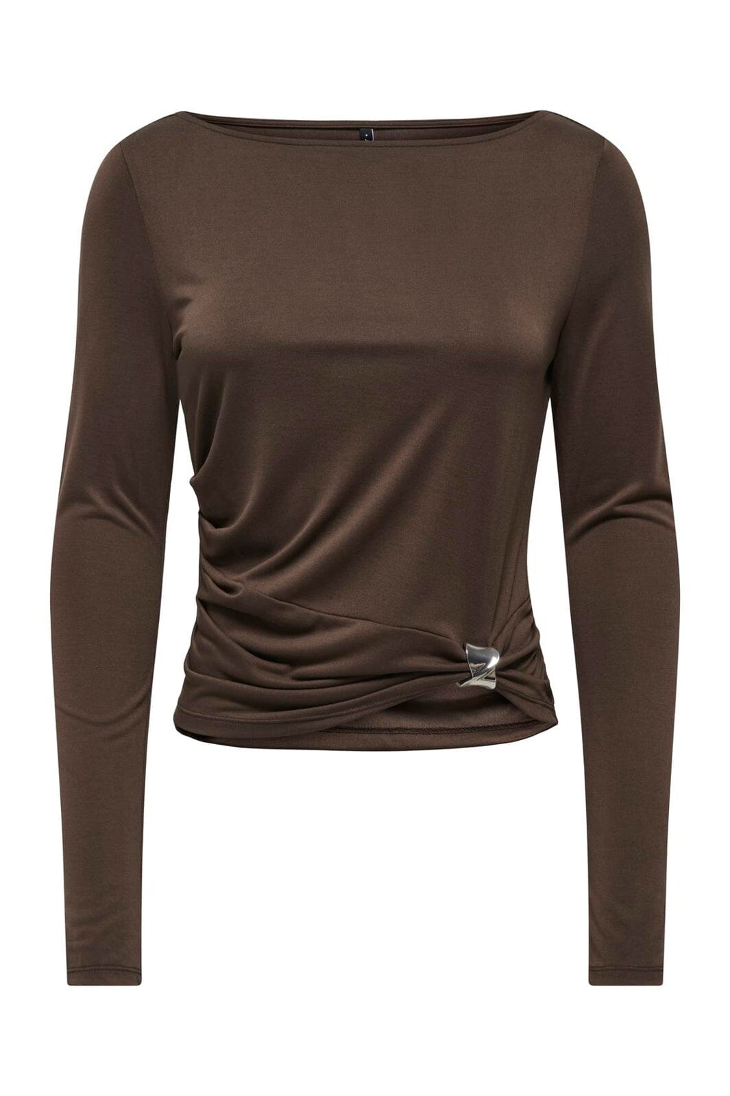 Only - Onlhannah L/S Metal Top Cc - 5043258 Bracken Silver Metal Charm