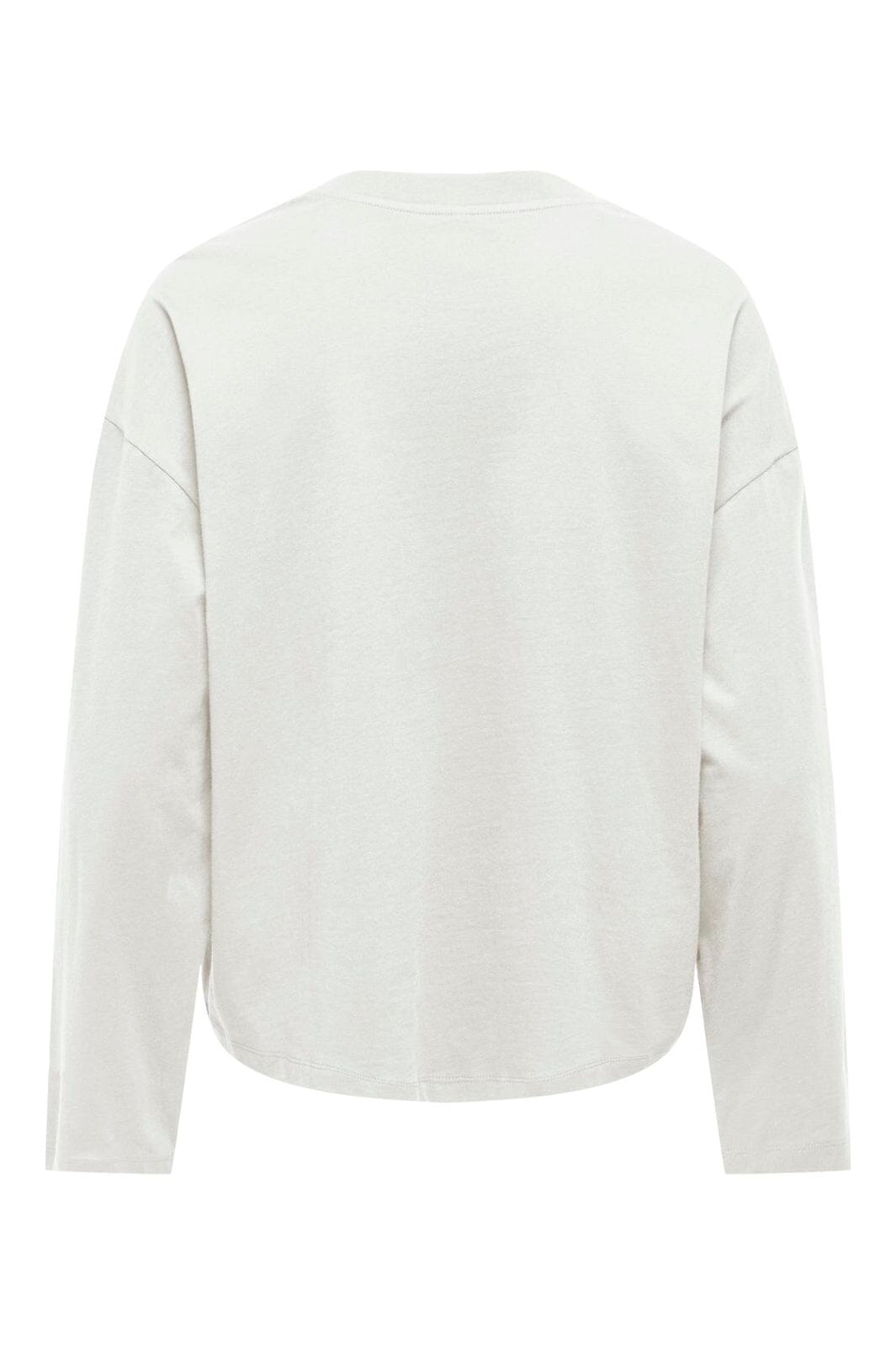 Only - Onlhappy L/S O-Neck Tee - 5121620 Cloud Dancer