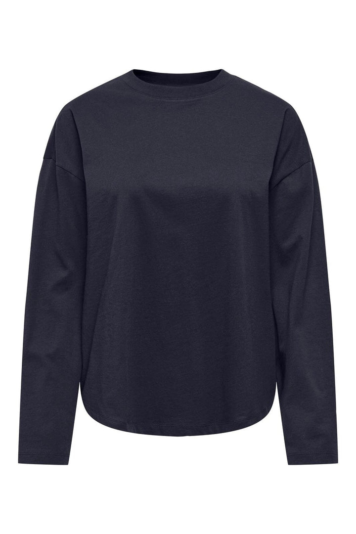 Only - Onlhappy L/S O-Neck Tee - 5121622 Night Sky