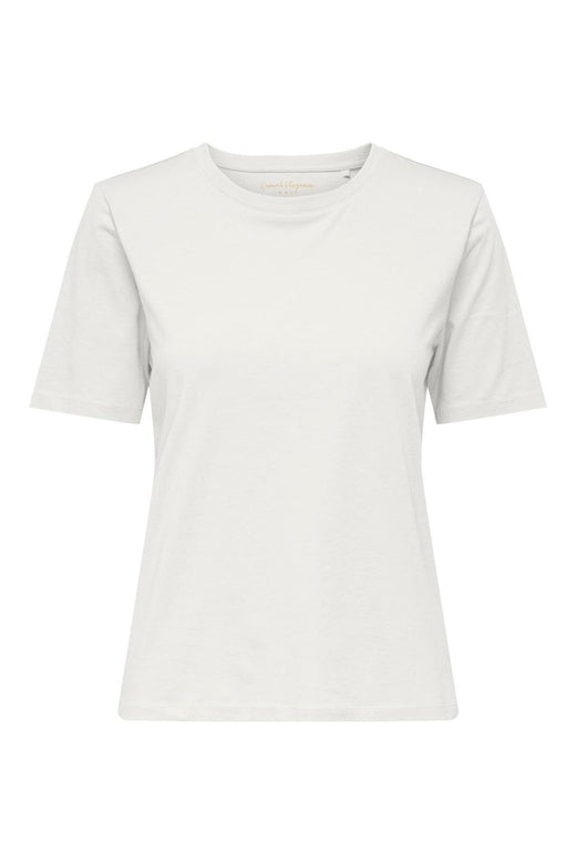 Only - Onlhappy S/S O-Neck Tee Pr - 5065221 Cloud Dancer