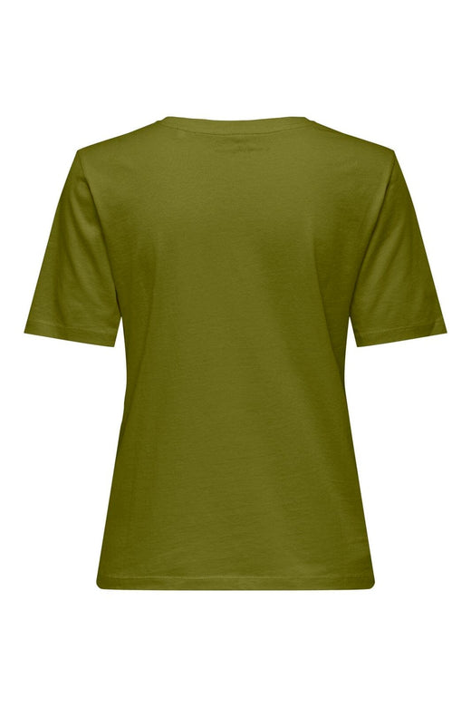 Only - Onlhappy S/S O-Neck Tee Pr - 5103655 Cardamom Seed