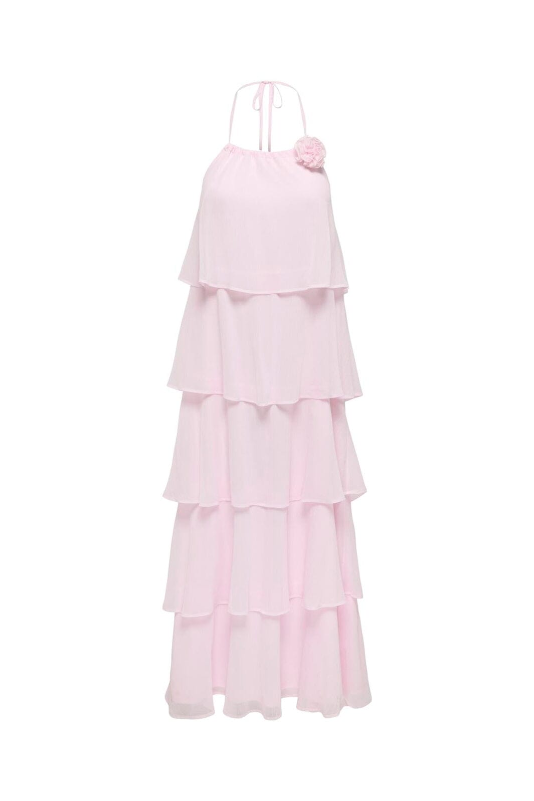 Only - Onlhiva S/L Long Layer Dress - 5092111 Cherry Blossom