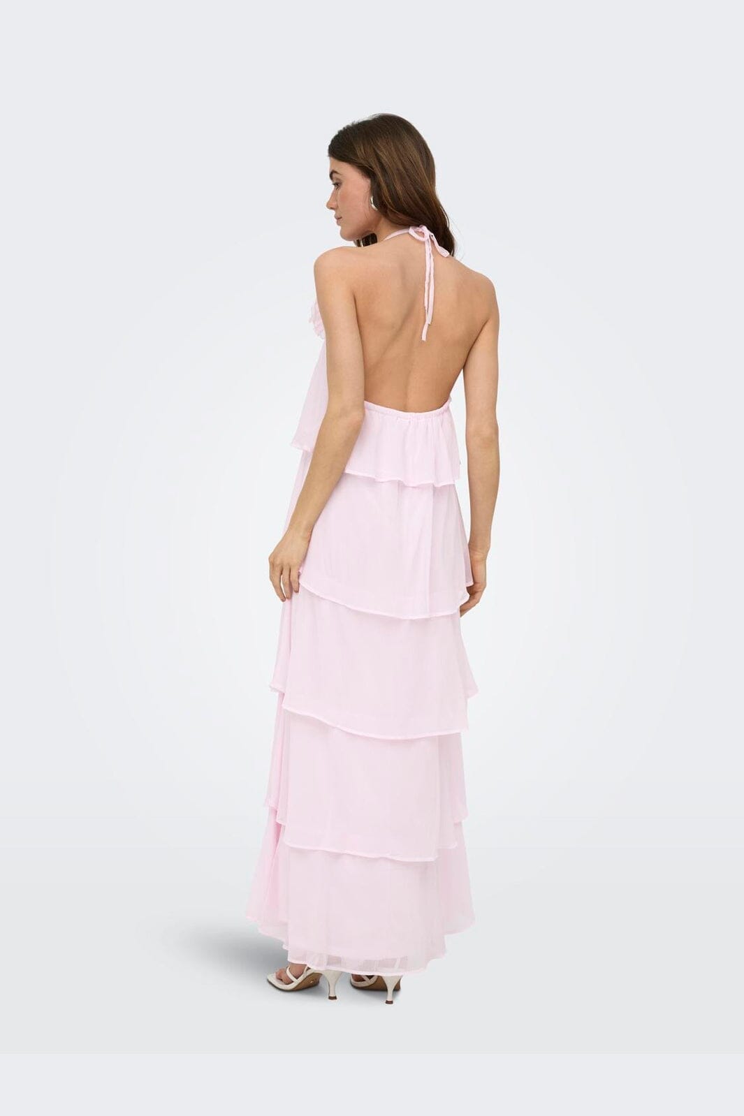 Only - Onlhiva S/L Long Layer Dress - 5092111 Cherry Blossom