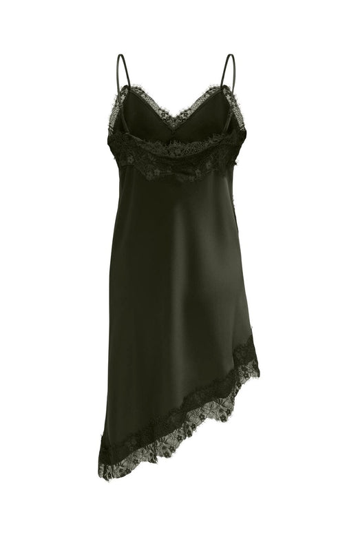 Only - Onlindona Strap Satin Lace Dress - 5136755 Forest Night