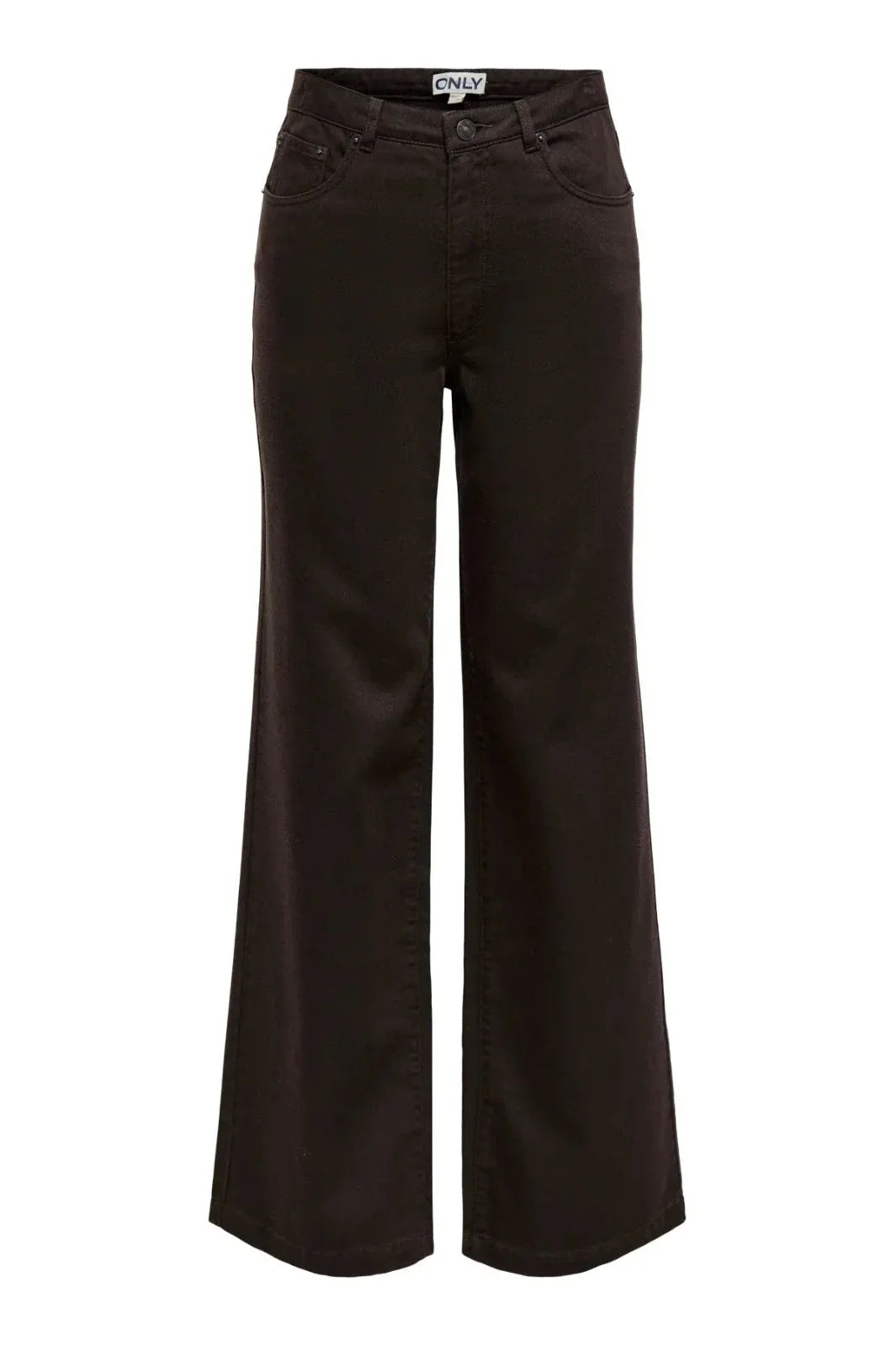 Only - Onljuicy-Soft Wide Pant - 5003385 Black Coffee Bukser 
