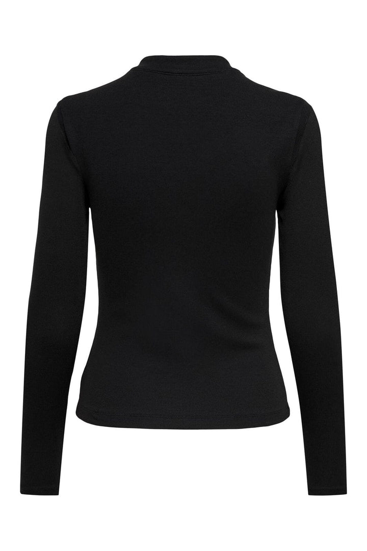 Only - Onljules L/S Detail Top - 5250303 Black
