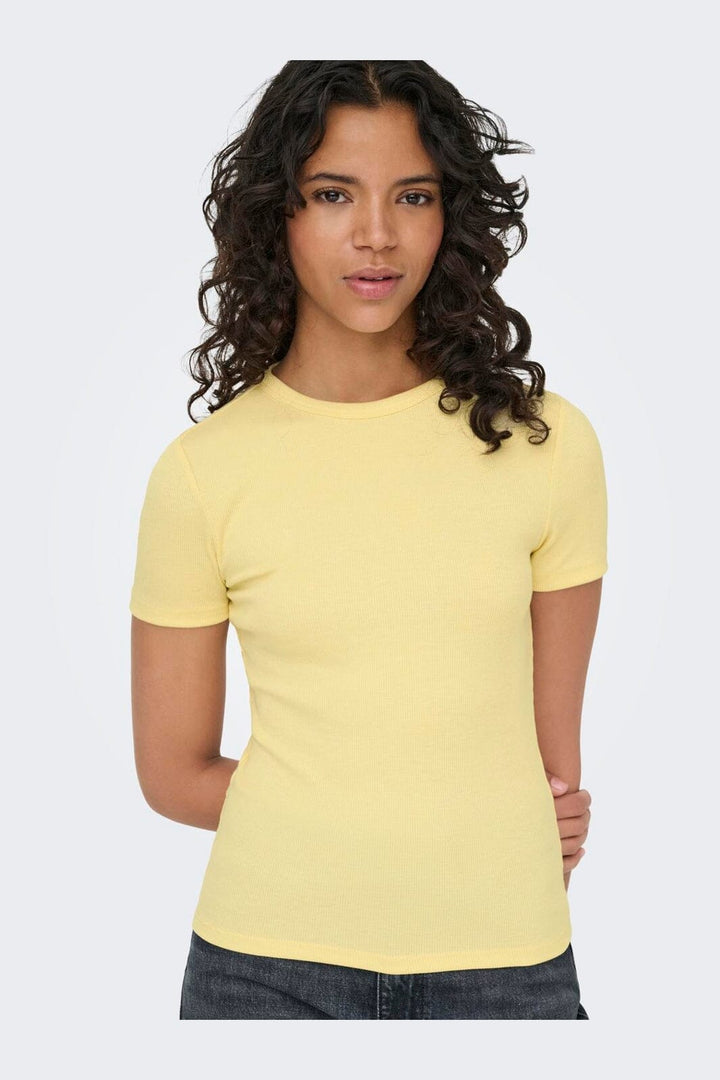 Only - Onljune S/S Tee - 4938021 Italian Straw