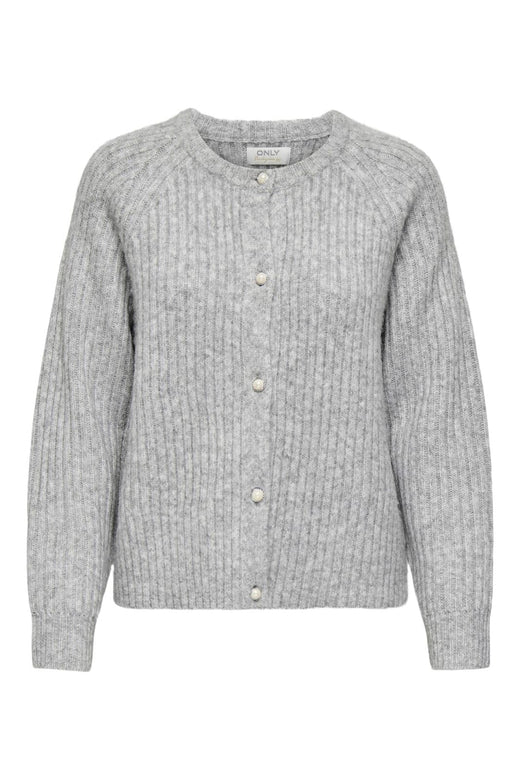 Only - Onlkalibu L/S Cardigan Knt - 4981919 Light Grey Melange