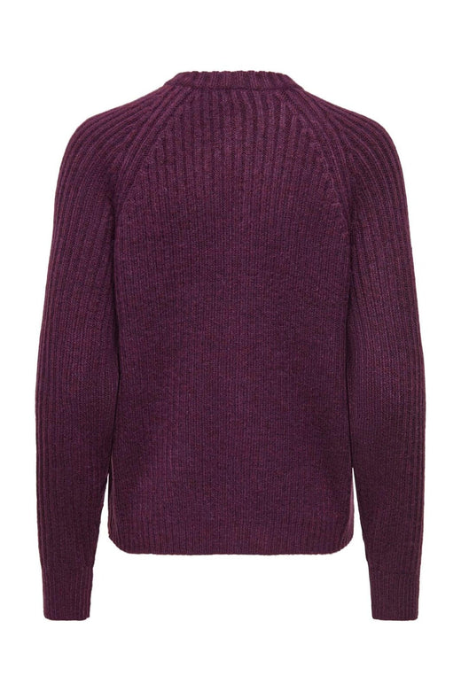 Only - Onlkalibu L/S Cardigan Knt - 5109876 Mauve Wine Melange