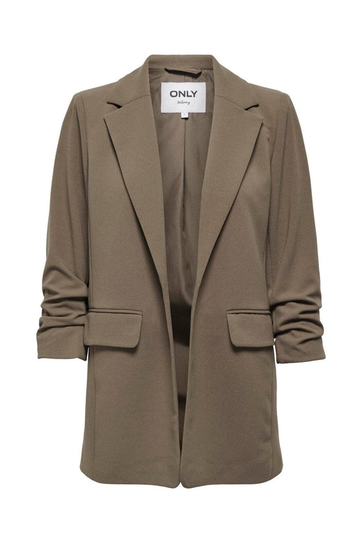 Only - Onlkalina 3/4 Open Blazer Cc Tlr - 5045418 Chocolate Chip