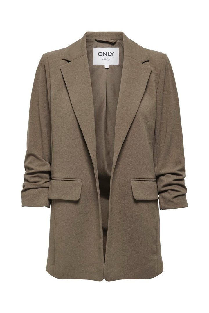 Only - Onlkalina 3/4 Open Blazer Cc Tlr - 5045418 Chocolate Chip