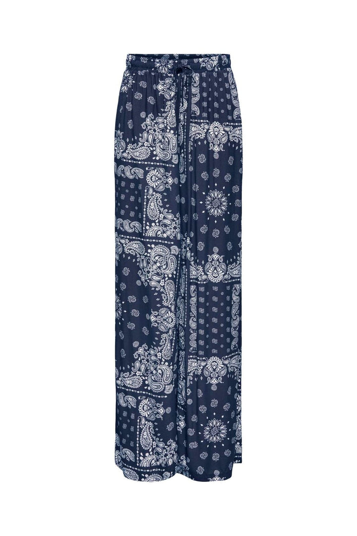 Only - Onlkavi Ambelpull Up Wide Pants - 5083212 Naval Academy Naval Bandana