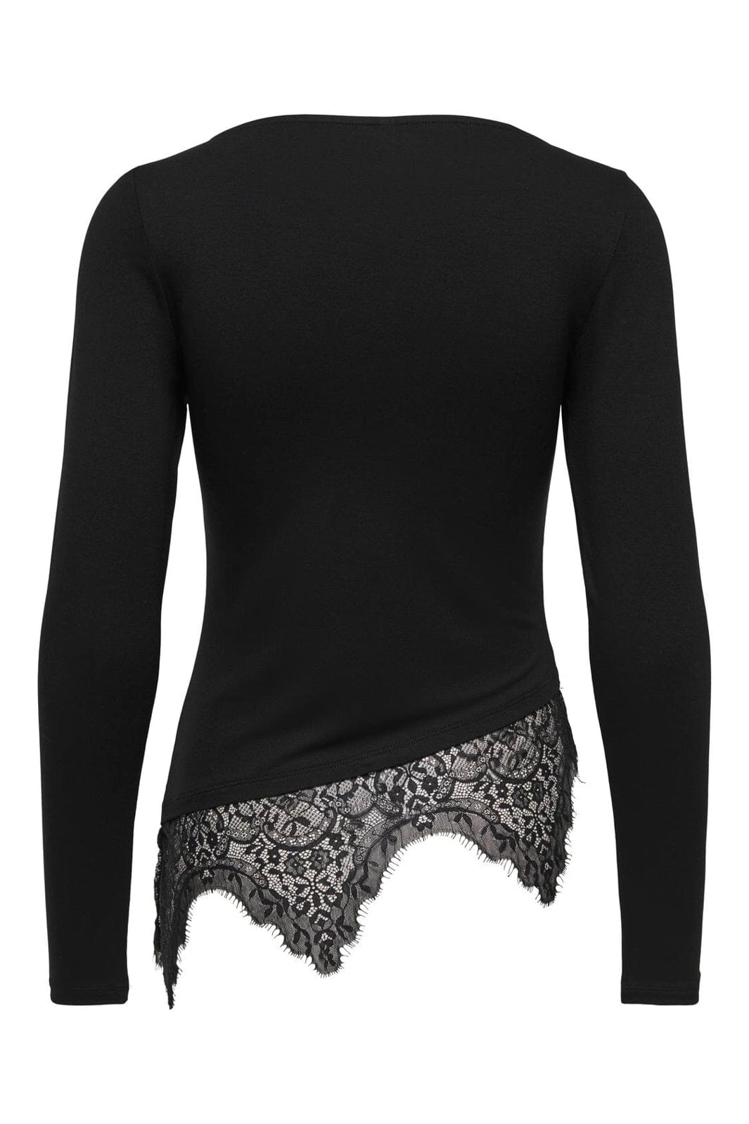 Only - Onllaila L/S Lace Mix Top - 5128037 Black