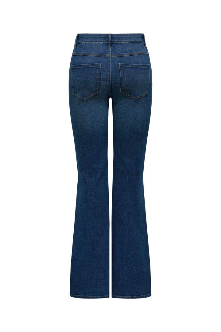 Only - Onllana Retro Flared Box - 4893231 Medium Blue Denim