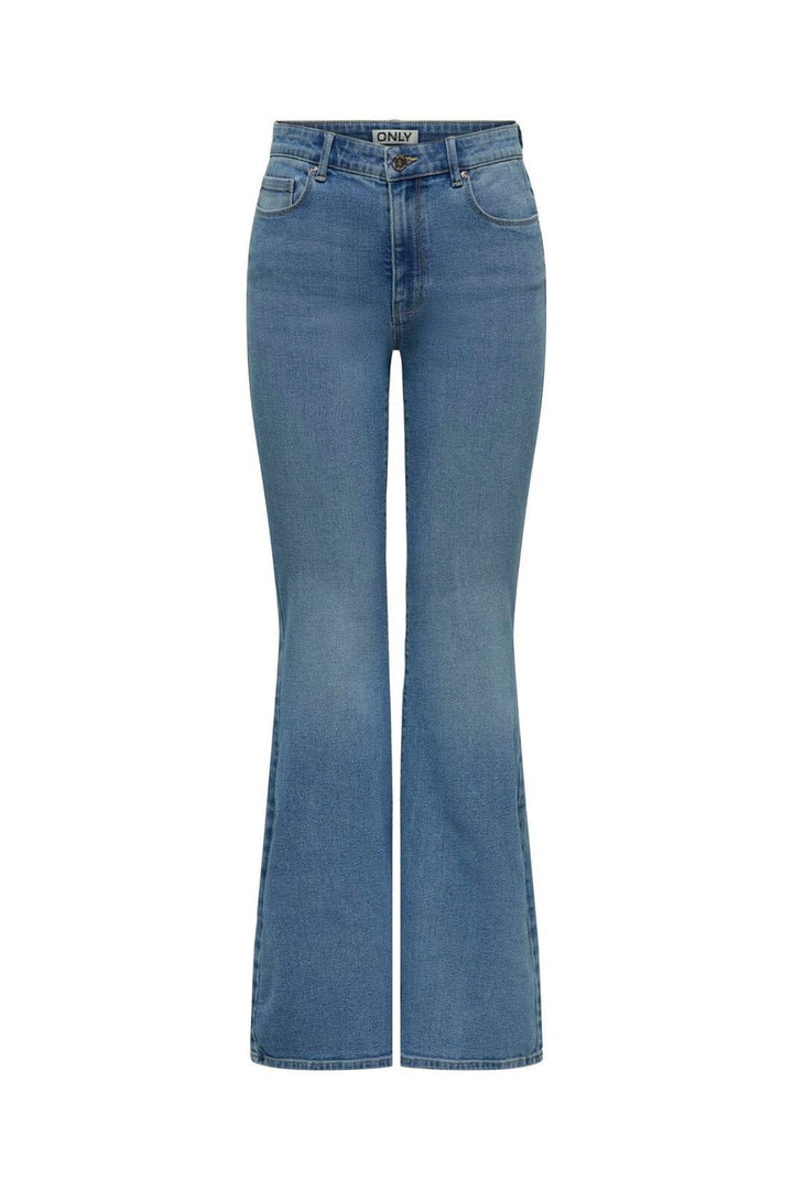 Only - Onllana Retro Flared Box - 4893232 Light Blue Denim