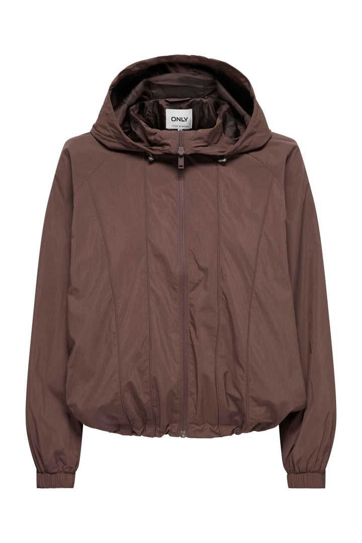 Only - Onllara Piping Jacket - 4994601 Chocolate Martini