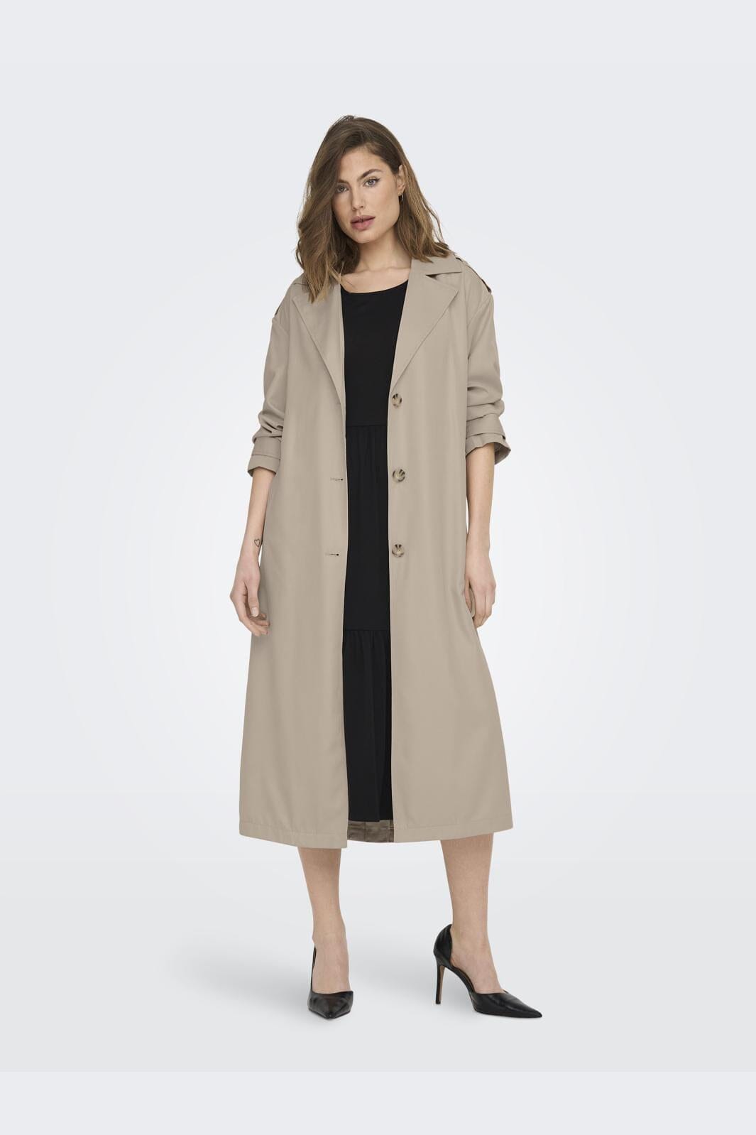 Only - Onlline X-Long Trenchcoat - 3574601 Humus