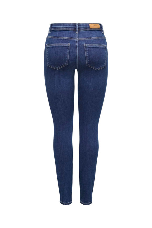 Only - Onllinea Mid Waist Lank - 5153998 Dark Blue Denim