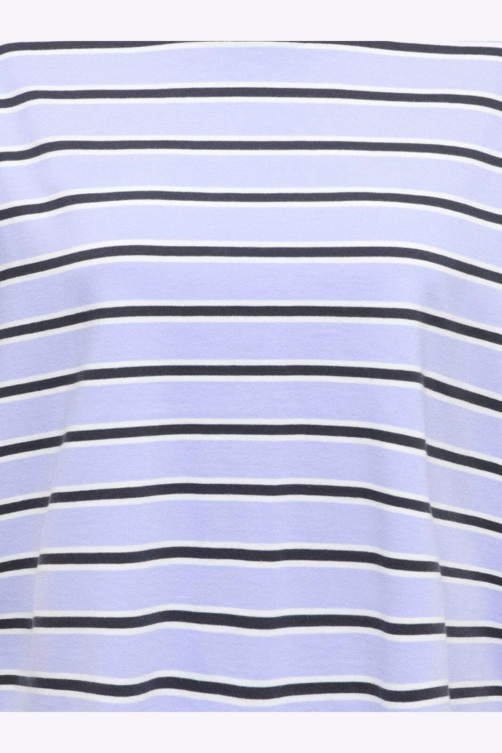 Only - Onllisa Stripe S/S Top - 5190514 Dusk Cd / Black Stripes