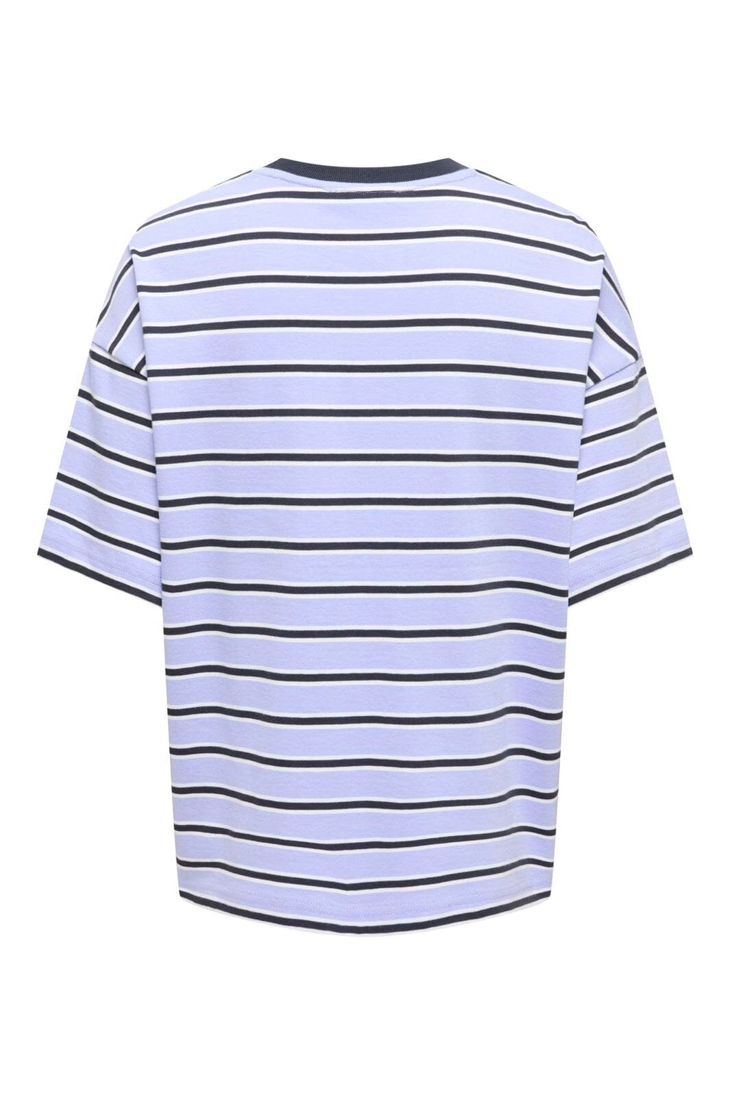 Only - Onllisa Stripe S/S Top - 5190514 Dusk Cd / Black Stripes