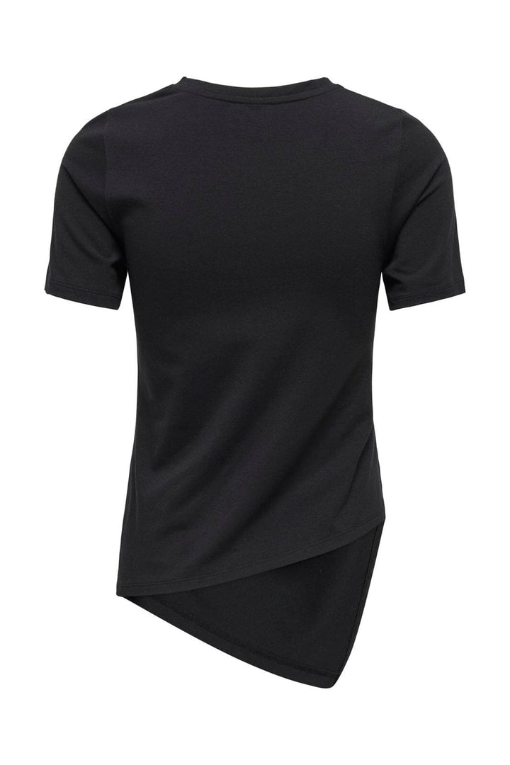 Only - Onllise S/S Ruching Top - 5089497 Black