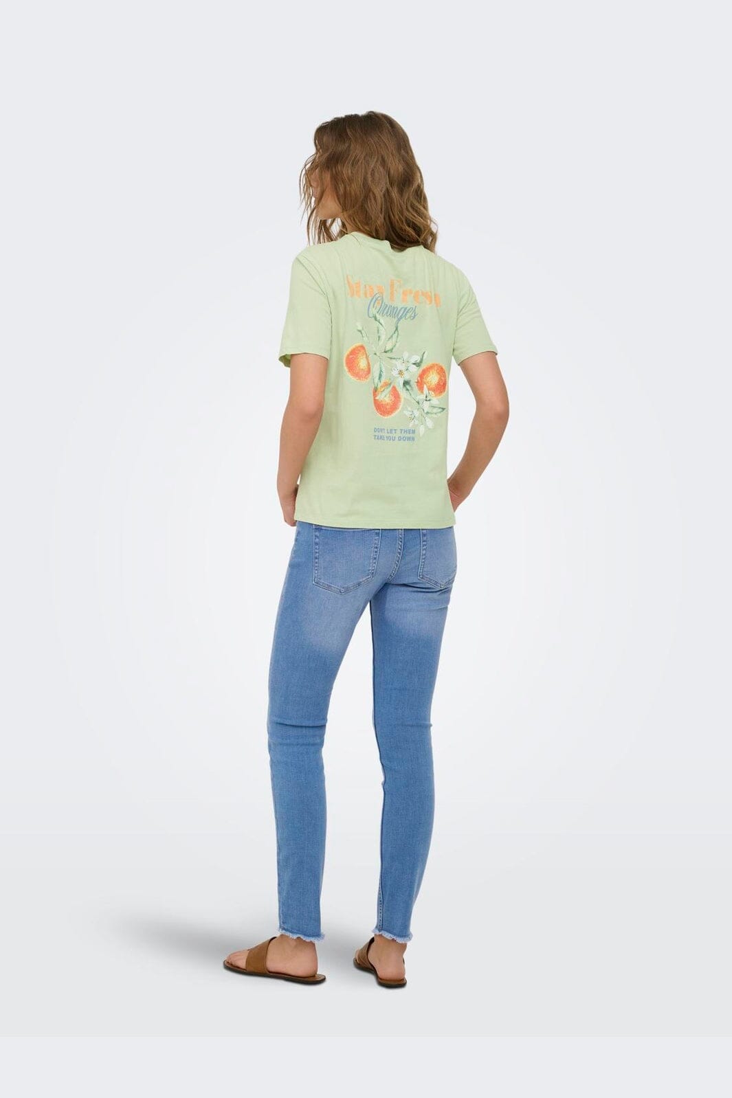 Only - Onllucy Monja S/S Top - 4962716 Laurel Green Stay Fresh