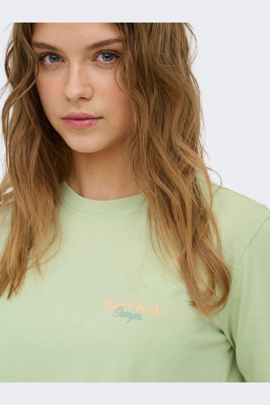 Only - Onllucy Monja S/S Top - 4962716 Laurel Green Stay Fresh